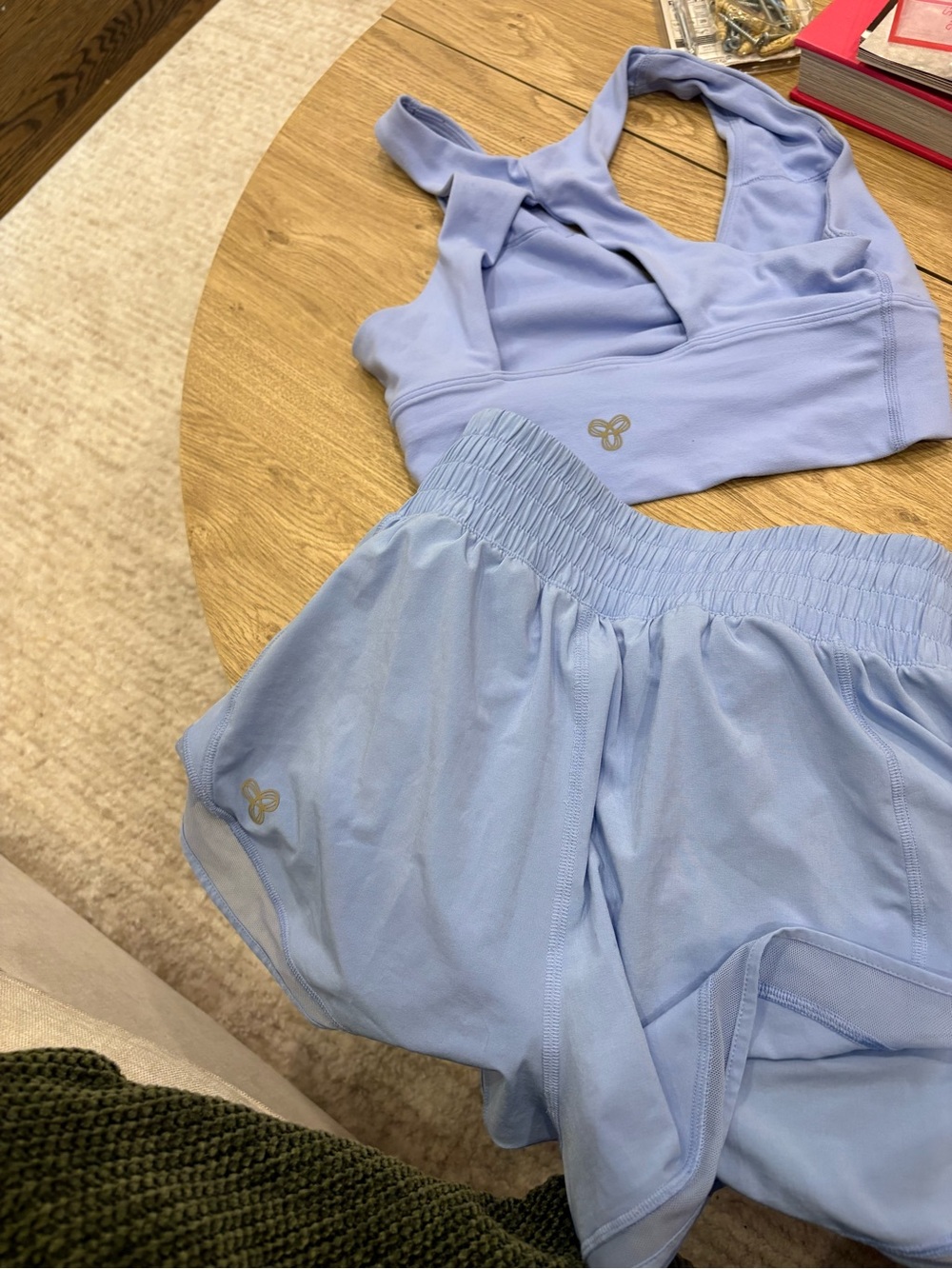 Aritzia Light Blue Women's Athletic Set